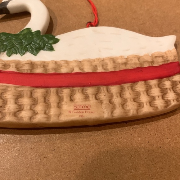 1984 Gordon Fraser Swan Xmas Ornament - Picture 4 of 4